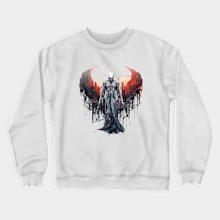 Angel Darkness Fantastic Otherworldly Creature Crewneck Sweatshirt